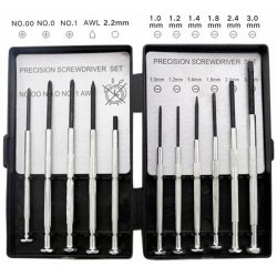 PROFICON SCREW DRIVER SET1 σετ 11 μικρά κατσαβίδια ωρολογοποιίας για μοντελισμό σπίτι εργαστήριο σχολείο εκπαίδευση